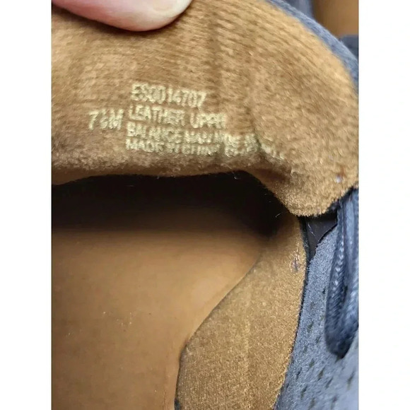 Eurosoft Women's Emmeline Perforated Ankle Boots Denim Suede US 7.5 M - Picture 5 of 6